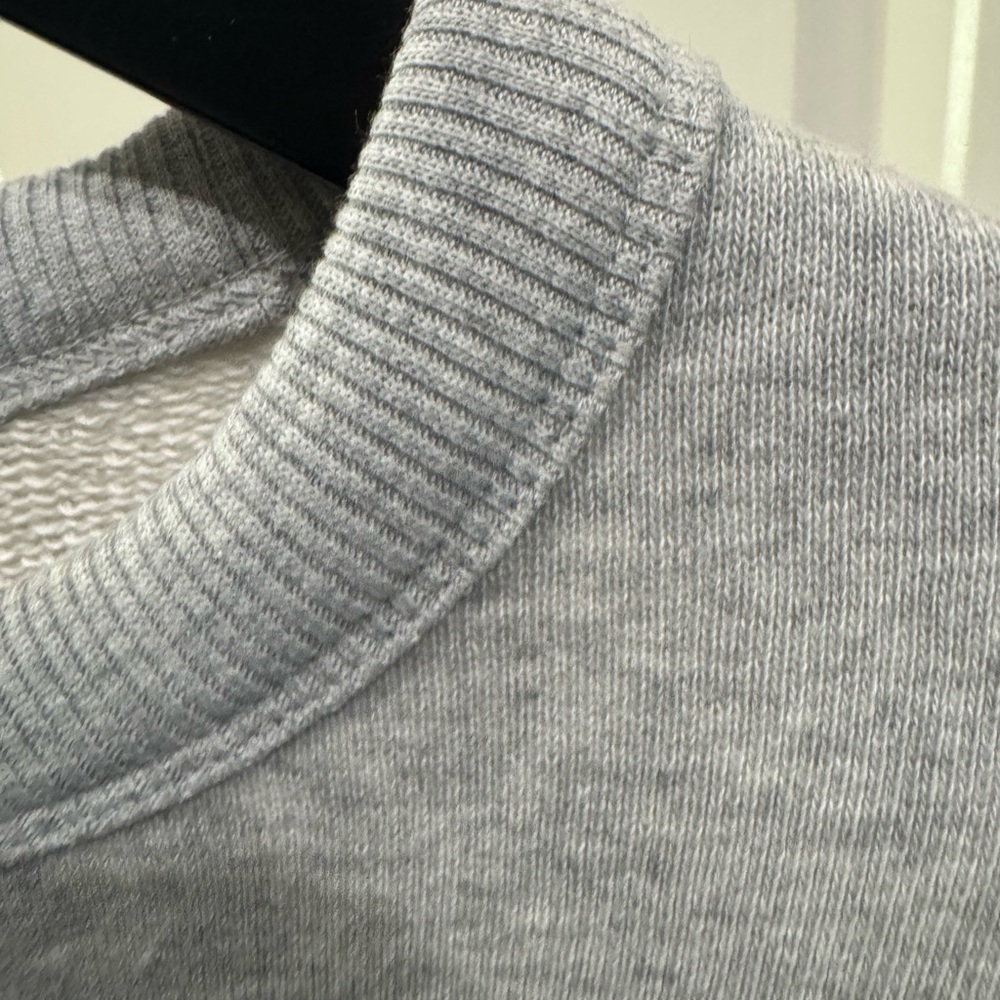 rag & bone Vintage Terry Cropped Sweatshirt Womens XS Heather Grey $195 - Picture 8 of 13